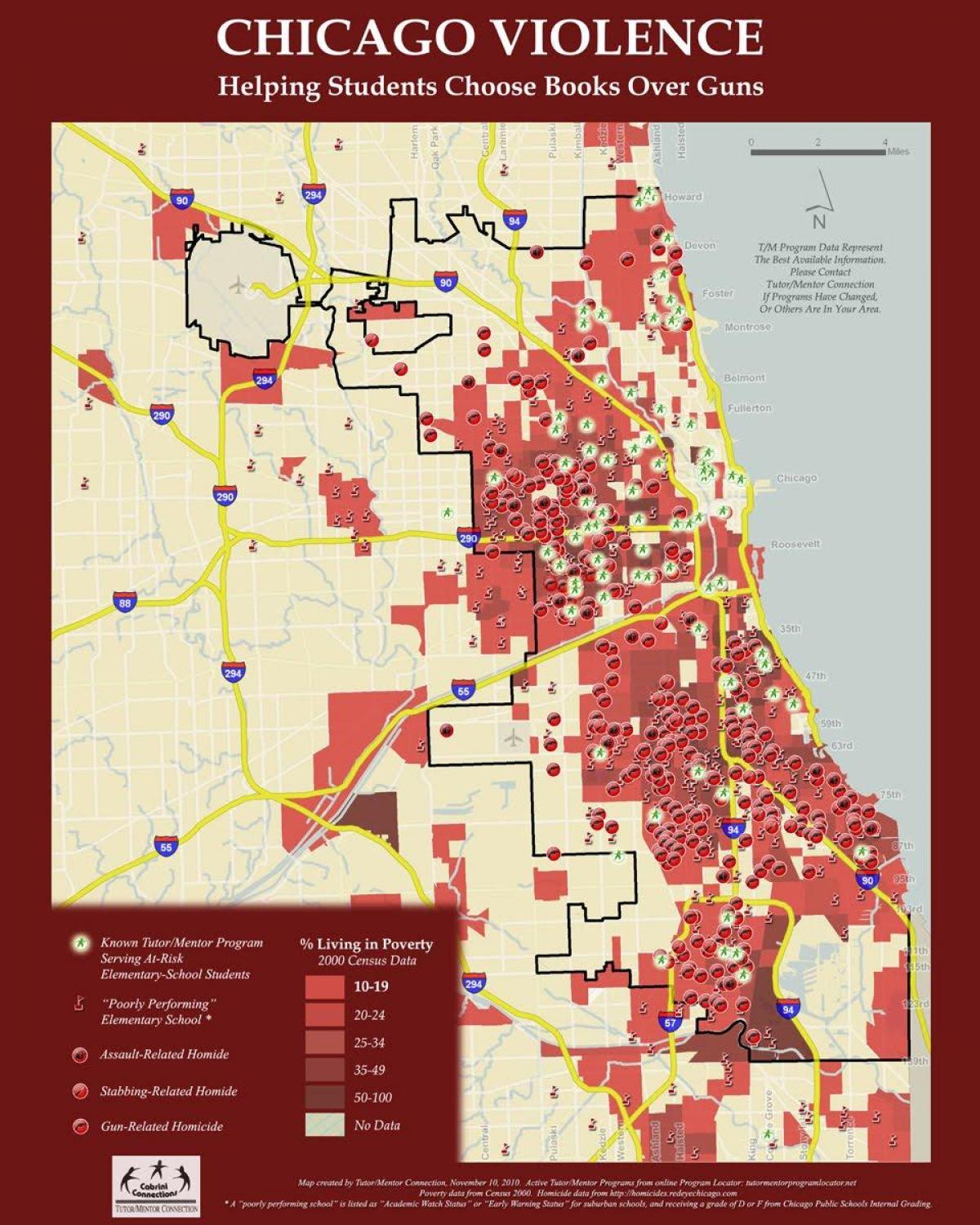 carte de la criminalité de Chicago