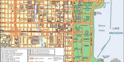 Carte du centre-ville de Chicago