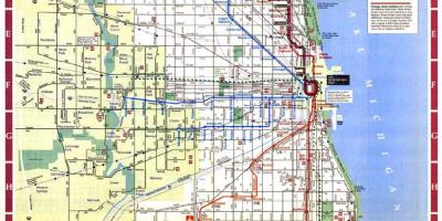 La carte de Chicago, les limites de la ville